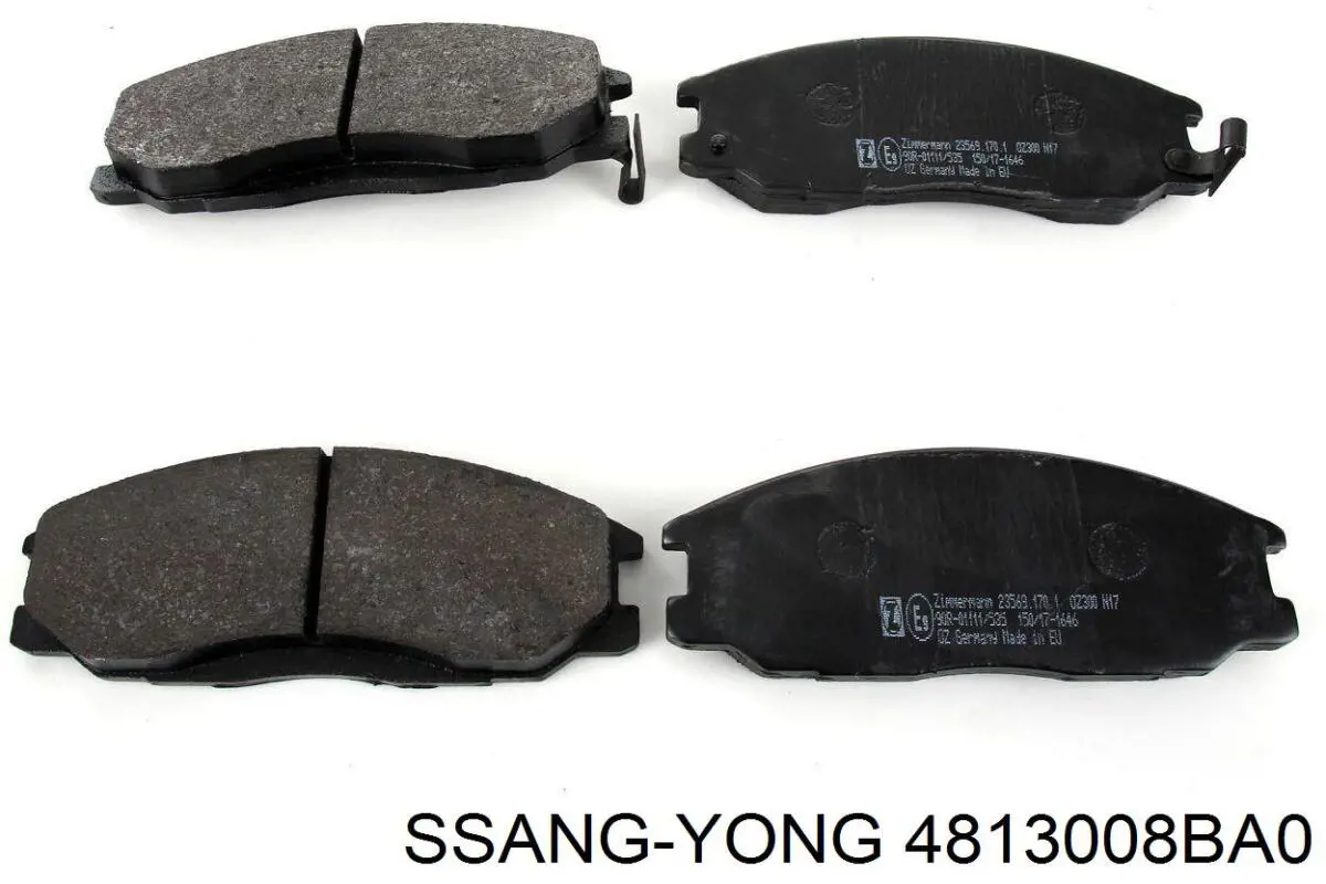 Тормозные колодки Ssang Yong 4813008BA0