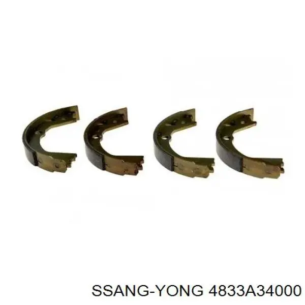 Колодки ручника 4833A34000 Ssang Yong