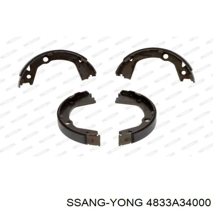 Тормозные колодки стояночного тормоза Ssang Yong 4833A34000 цена, от 65.59 USD
