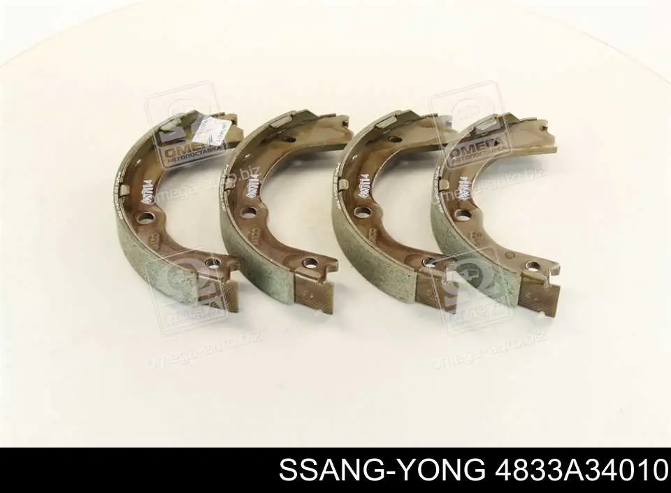 4833A34010 Ssang Yong колодки ручника (стояночного тормоза)