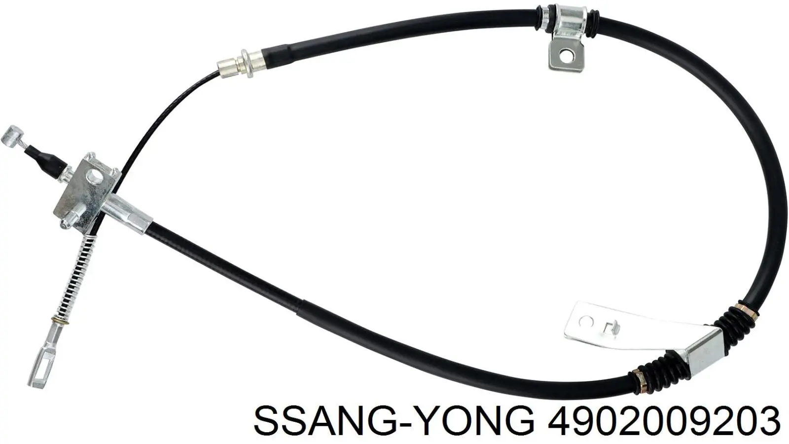4902009203 Ssang Yong трос ручного тормоза задний правый