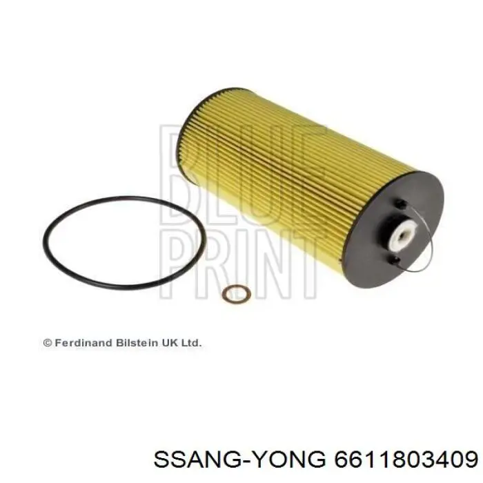 Filtro de óleo 6611803409 Ssang Yong
