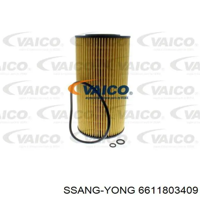 6611803409 Ssang Yong Filtro de óleo