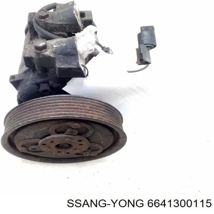 Компрессор кондиционера 6641300115 Ssang Yong