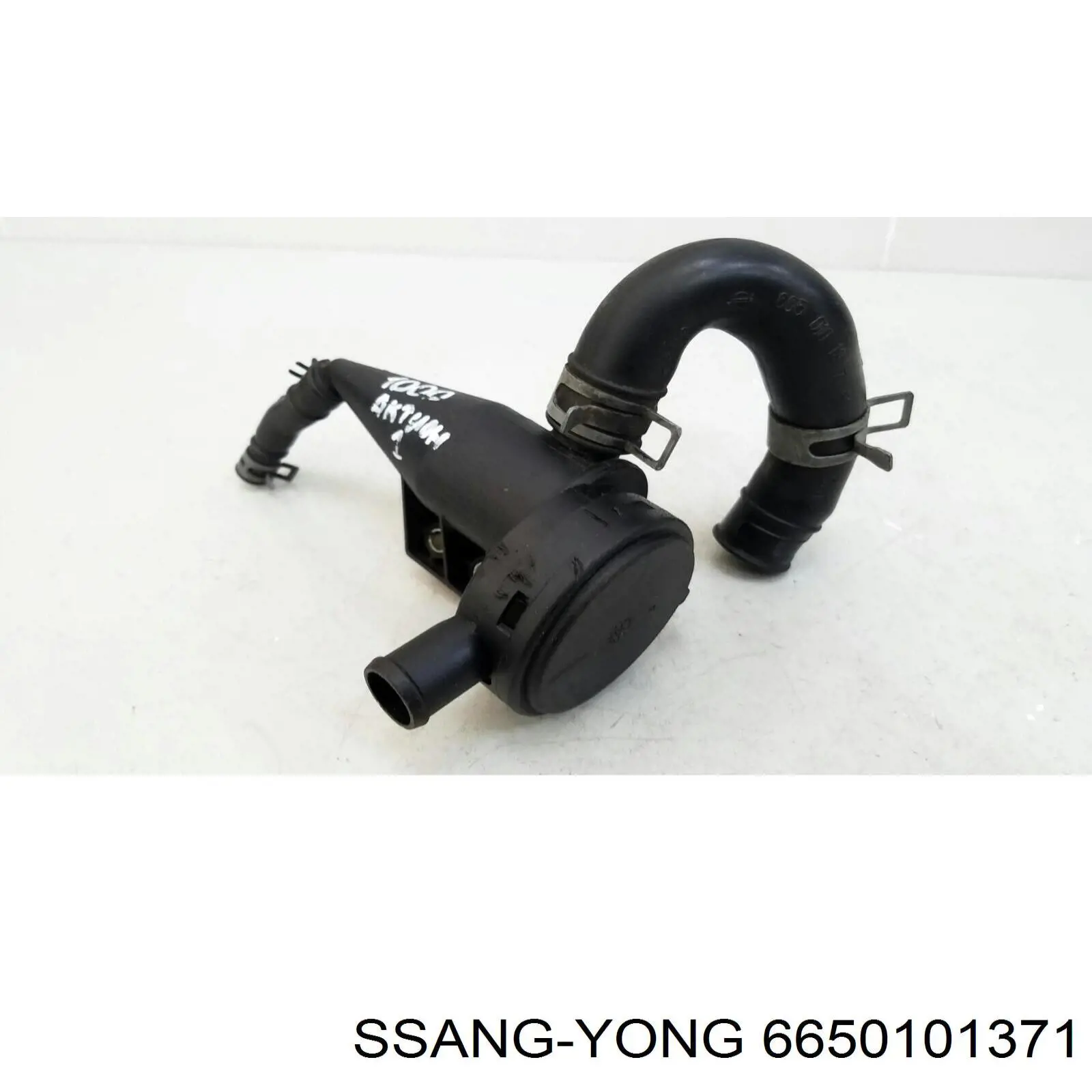 Патрубок вентиляции картера (маслоотделителя) на SsangYong Kyron II 