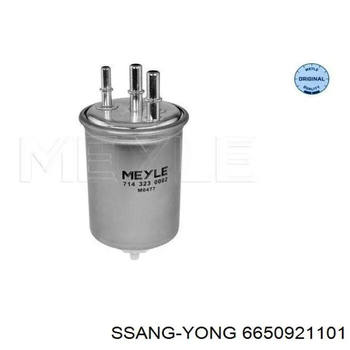6650921101 Ssang Yong топливный фильтр