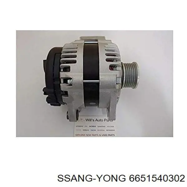 6651540302 Ssang Yong gerador