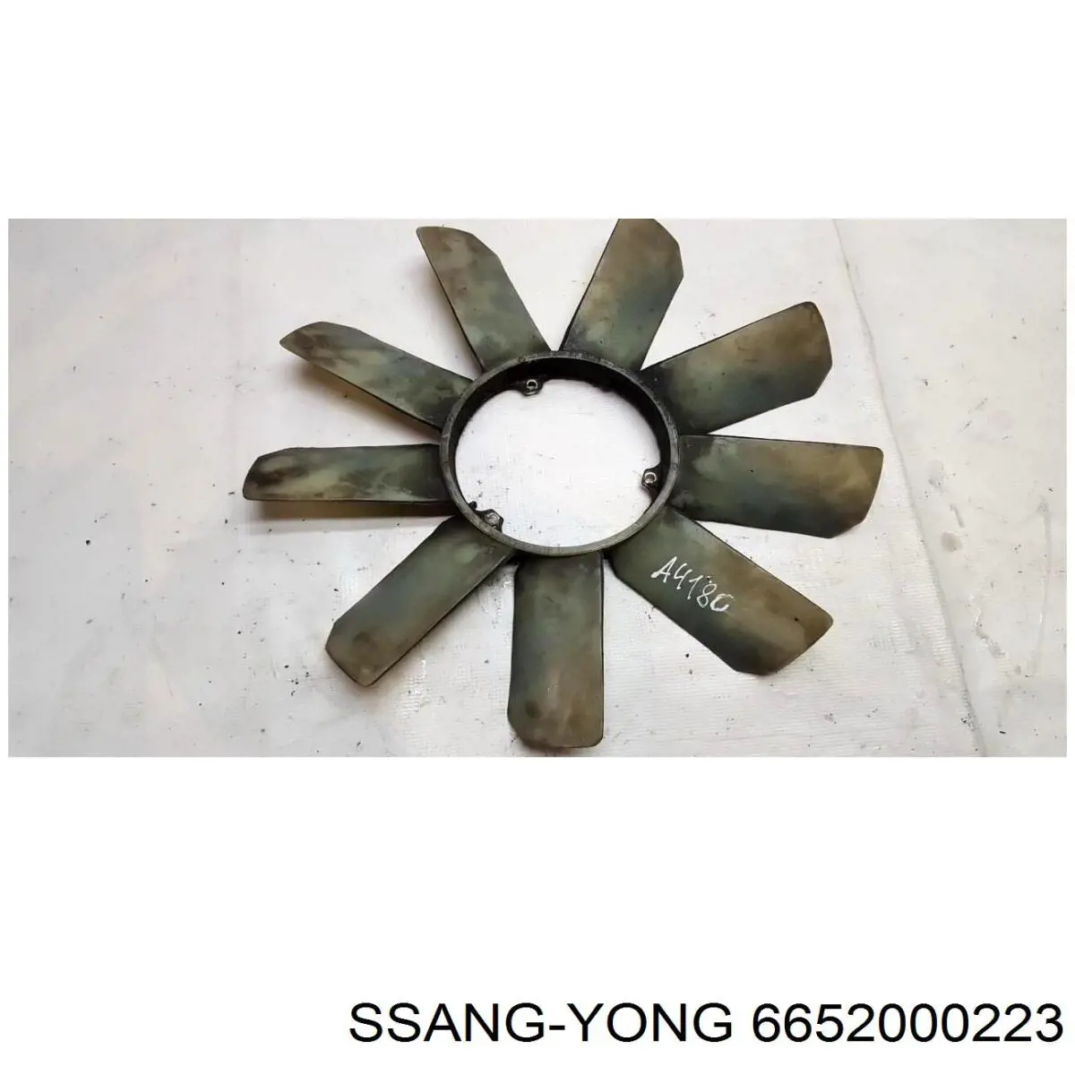 Ventilador (roda de aletas) do radiador de esfriamento para SsangYong Actyon (CJ)