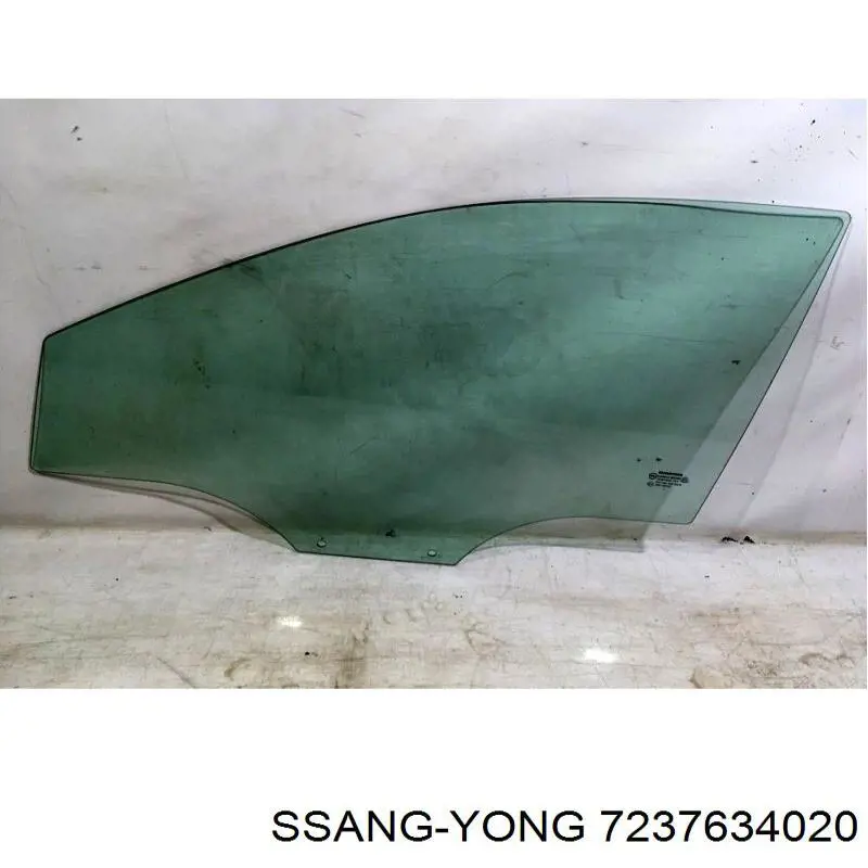 7237634020 Ssang Yong стекло двери передней левой