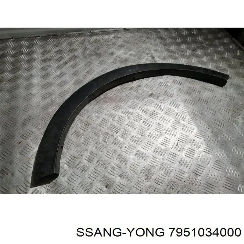 Расширитель (накладка) арки переднего крыла левый на SsangYong Actyon 