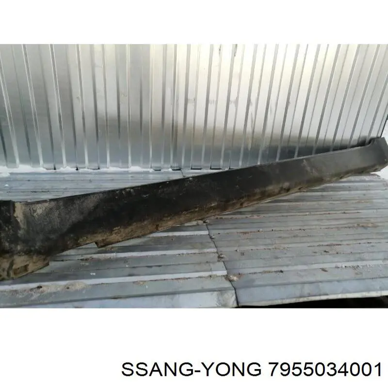 Placa sobreposta (moldura) externa esquerda de acesso para SsangYong Korando 