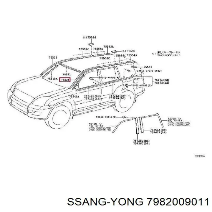 7982009011 Ssang Yong 