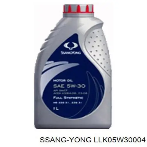 Моторное масло Ssang Yong Motor Oil 5W-30 Синтетическое 4л (LLK05W30004)