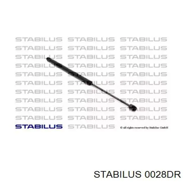 Амортизатор багажника 0028DR Stabilus