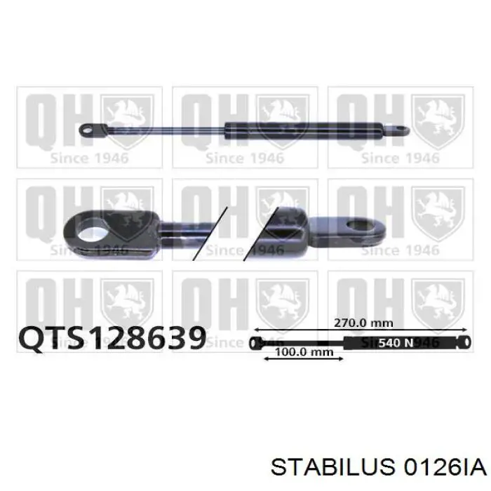 Купить 0126IA Stabilus Амортизатор под капот