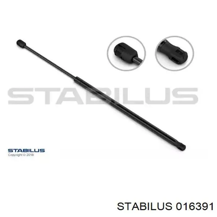 Амортизатор багажника 016391 Stabilus