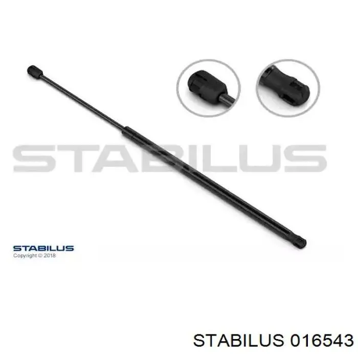 Амортизатор багажника 016543 Stabilus