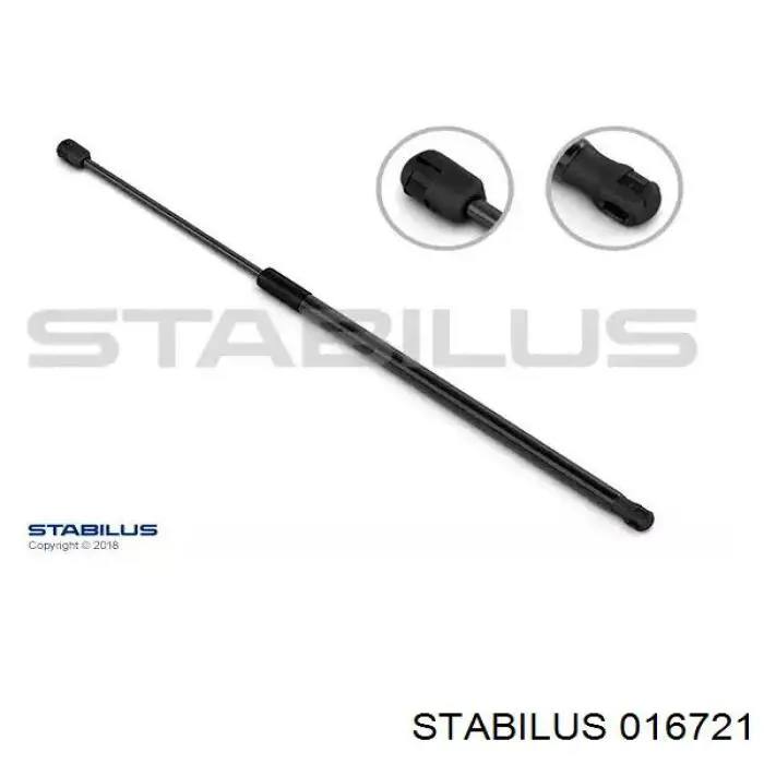 Амортизатор багажника 016721 Stabilus