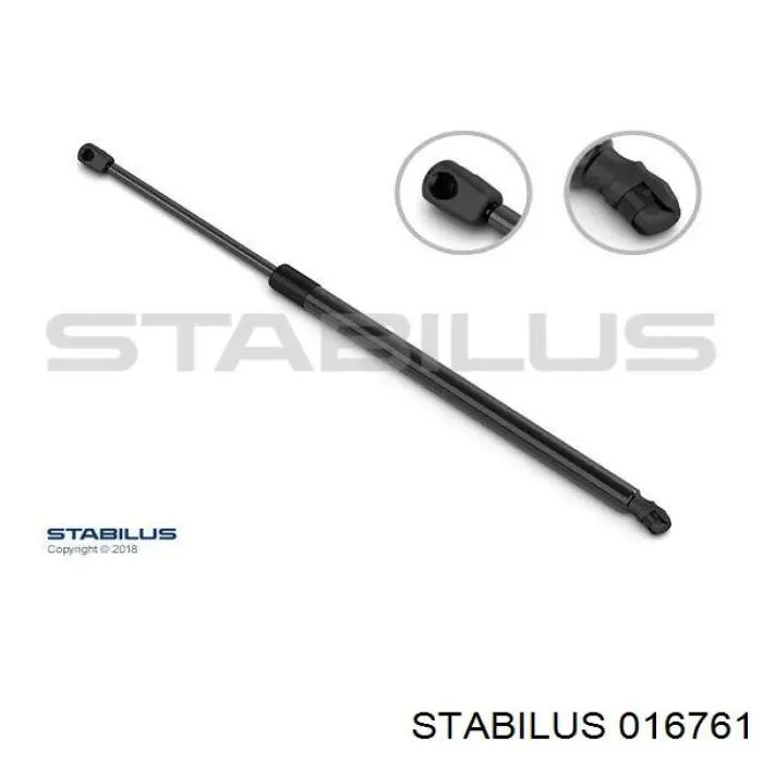 Амортизатор багажника 016761 Stabilus