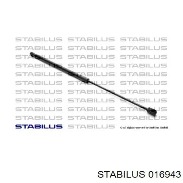 Газовый упор багажника Stabilus 016943
