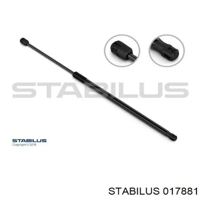 Амортизатор багажника 017881 Stabilus