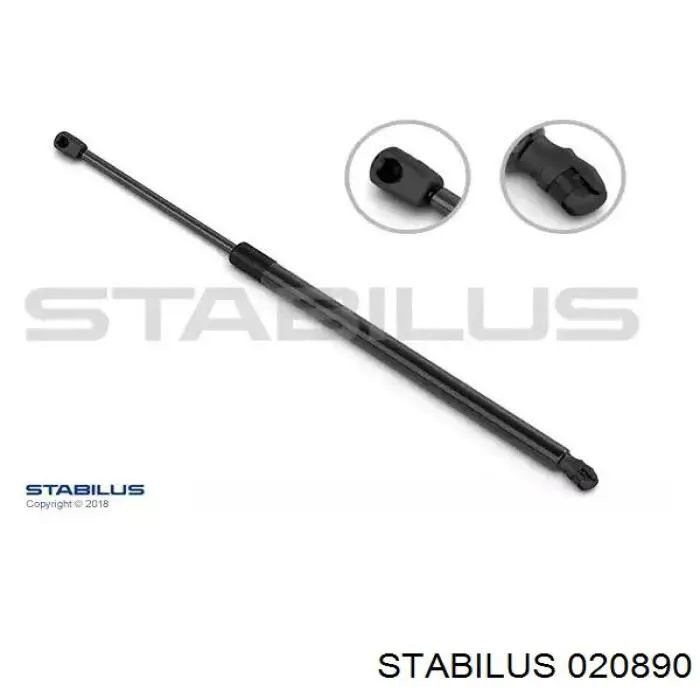 Амортизатор багажника 020890 Stabilus