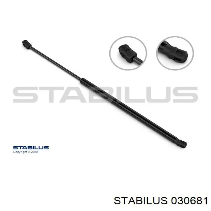 Амортизатор багажника 030681 Stabilus