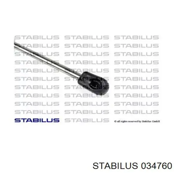 Амортизатор багажника 034760 Stabilus