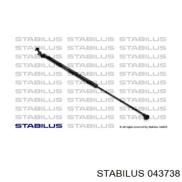 Амортизатор багажника 043738 Stabilus