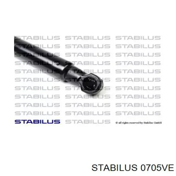 Амортизатор багажника 0705VE Stabilus