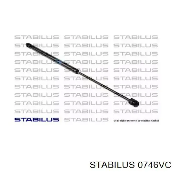 Амортизатор багажника 0746VC Stabilus