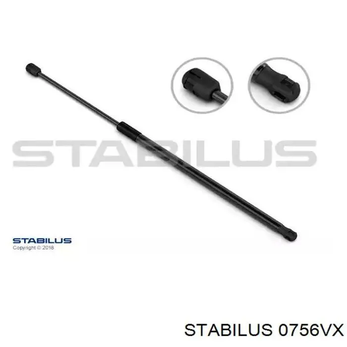 Купить 0756VX Stabilus Амортизатор двери багажника