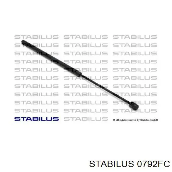 Амортизатор багажника 0792FC Stabilus