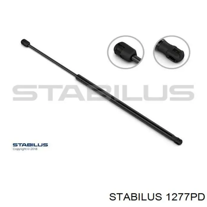 Амортизатор багажника 1277PD Stabilus