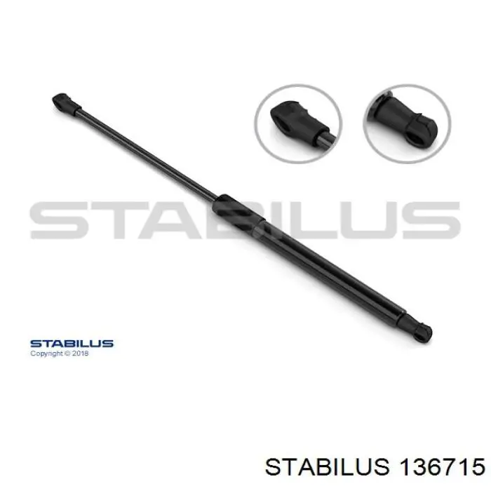 Амортизатор багажника 136715 Stabilus