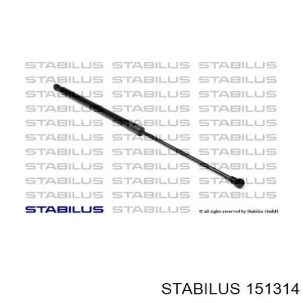 Амортизатор багажника 151314 Stabilus