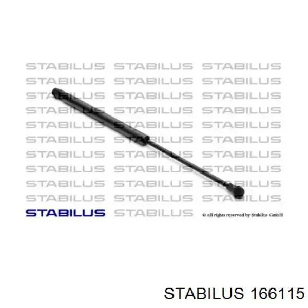 166115 Stabilus Амортизатор крышки багажника