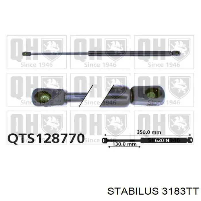 Купить 3183TT Stabilus Амортизатор двери багажника