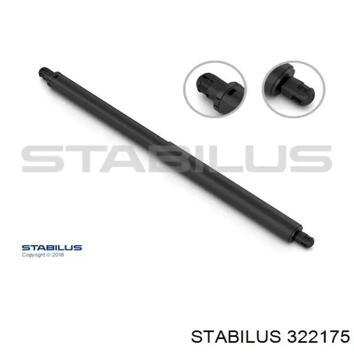 Купить 322175 Stabilus Амортизатор двери багажника