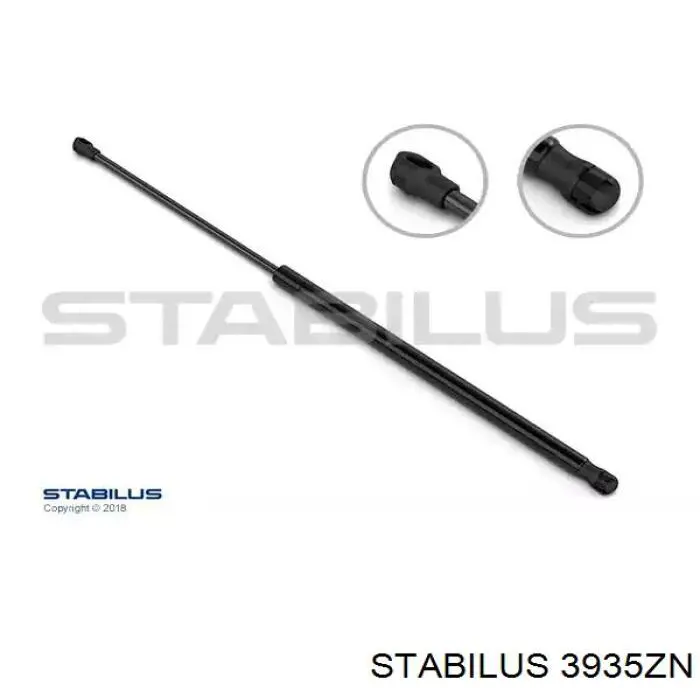 Амортизатор багажника 3935ZN Stabilus