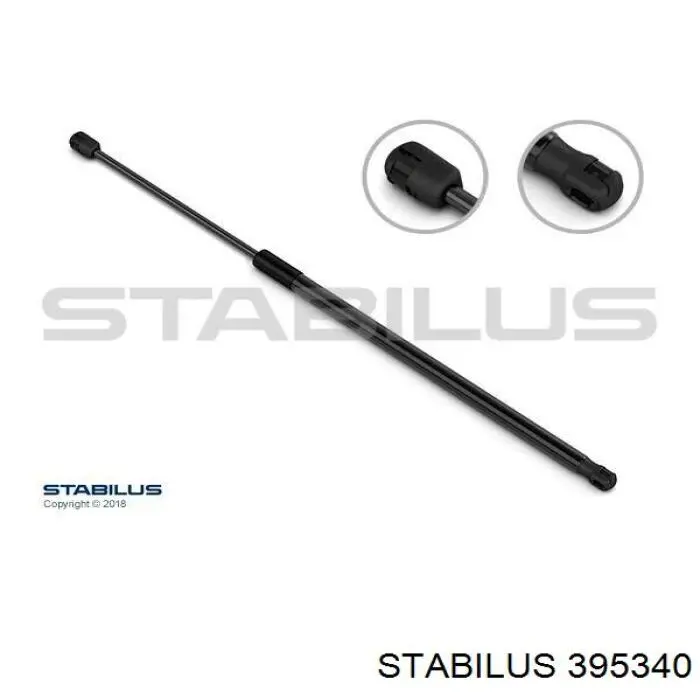 Амортизатор багажника 395340 Stabilus