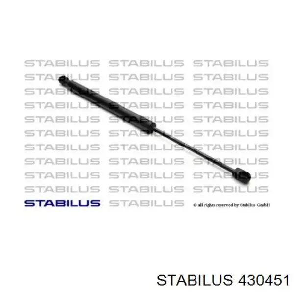 Амортизатор капота правый 430451 Stabilus