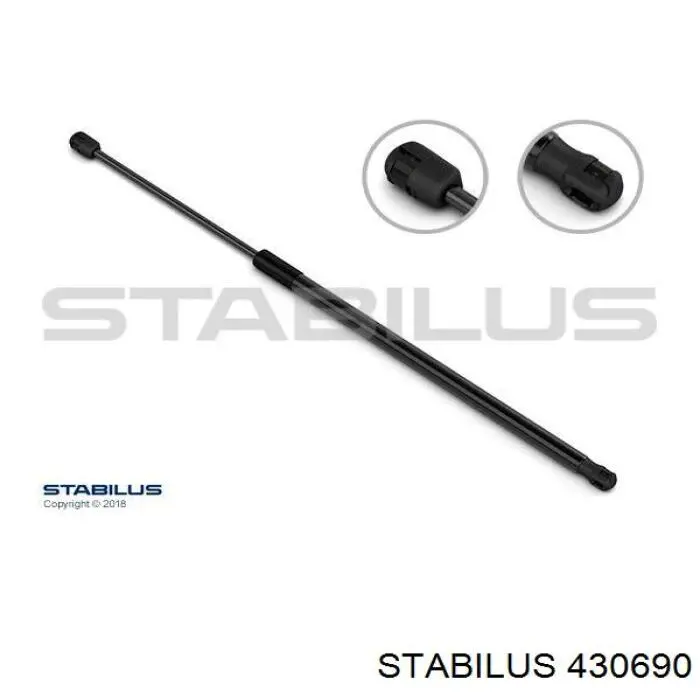 Опора капота левая Stabilus 430690 цена, от 20.84 USD