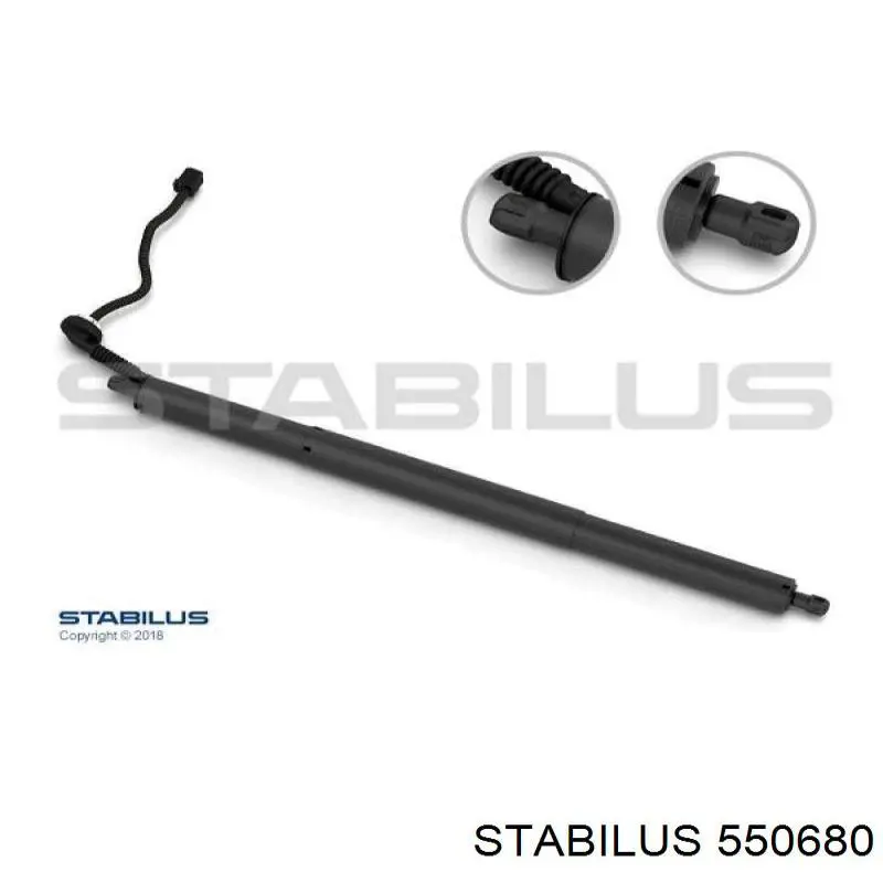 550680 Stabilus амортизатор багажника