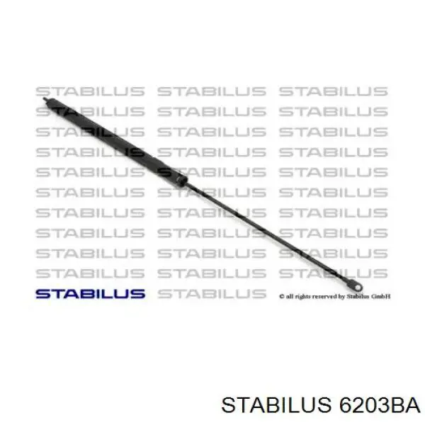 Опора капота левая Stabilus 6203BA цена, от 13.95 USD