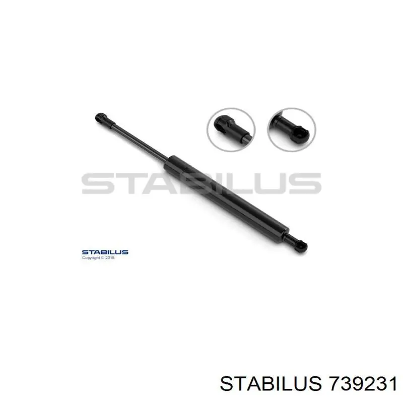 Амортизатор багажника 739231 Stabilus