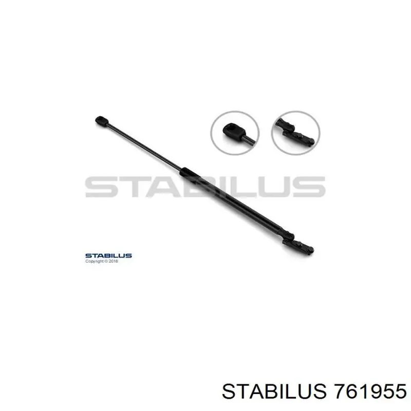 Купить 761955 Stabilus Амортизатор двери багажника