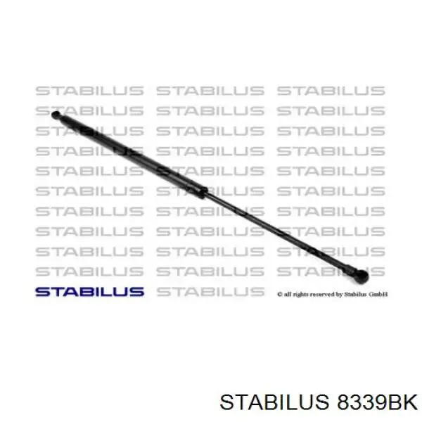 Амортизатор багажника 8339BK Stabilus