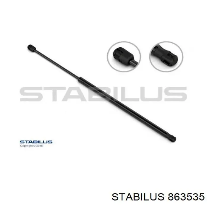 Амортизатор капота газовый Stabilus 863535 цена, от 35.26 USD
