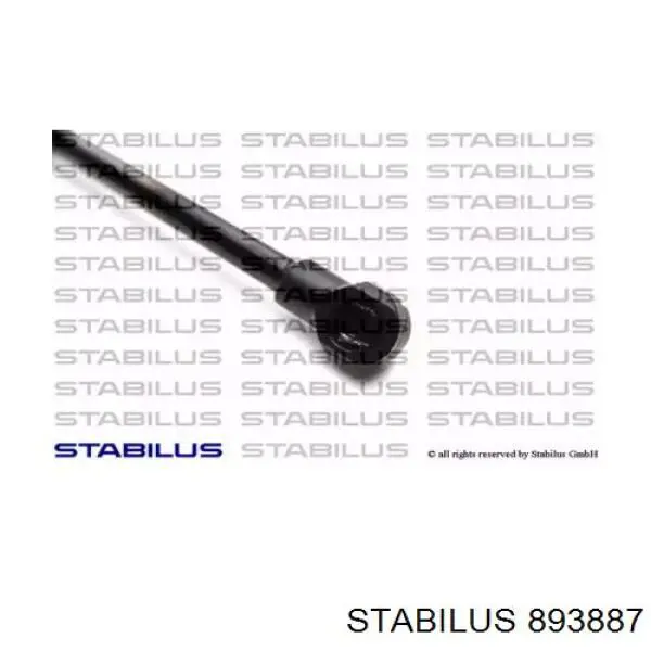 Amortiguador de maletero 893887 Stabilus